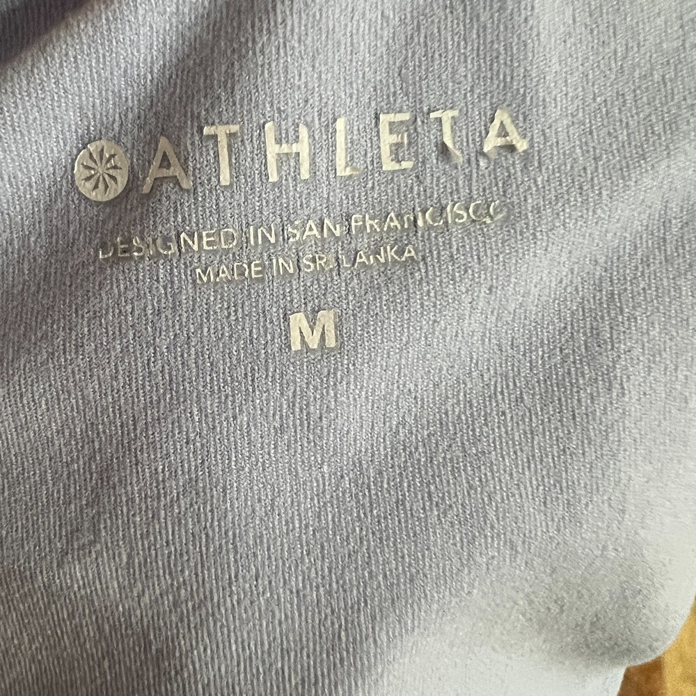 Athleta Womens Tank Top Conscious Crop Sports Bra Top Tie Dye Athletic Medium - Picture 5 of 5